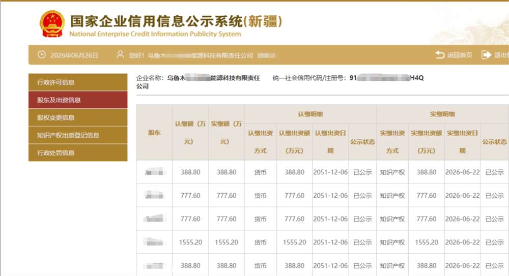 长沙某能源科技公司3888万知识产权实缴案例